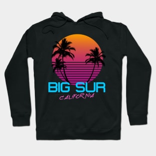 Big Sur California Retro 80's Hoodie